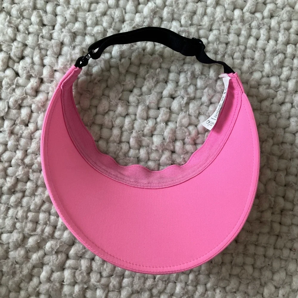 Lululemon Women's Fast Paced Wide Band Running Adjustable Visor Pink